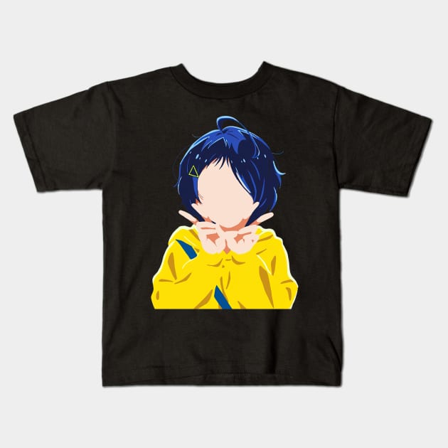 Ai Ohto Wonder Egg Priority Kids T-Shirt by IainDodes